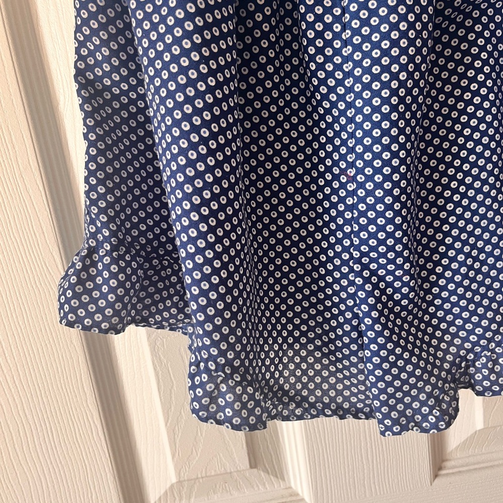 Marilyn Monroe Blue and White Patterned Dress